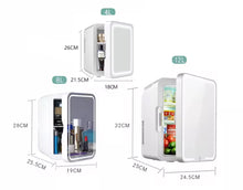 Load image into Gallery viewer, Mini Refrigerator with LED
