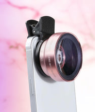 Load image into Gallery viewer, 2 in 1 phone wide angle macro clip lens
