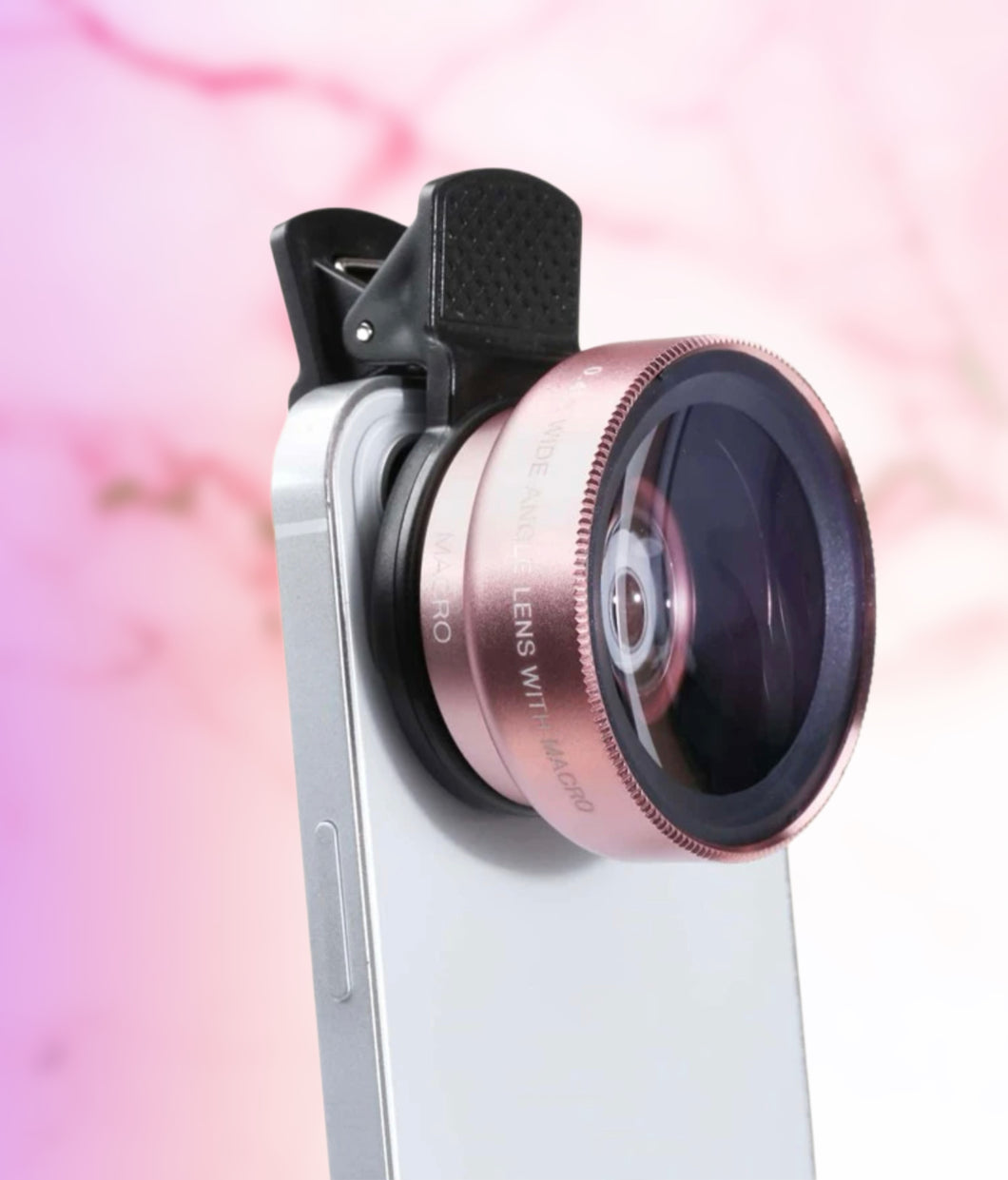 2 in 1 phone wide angle macro clip lens