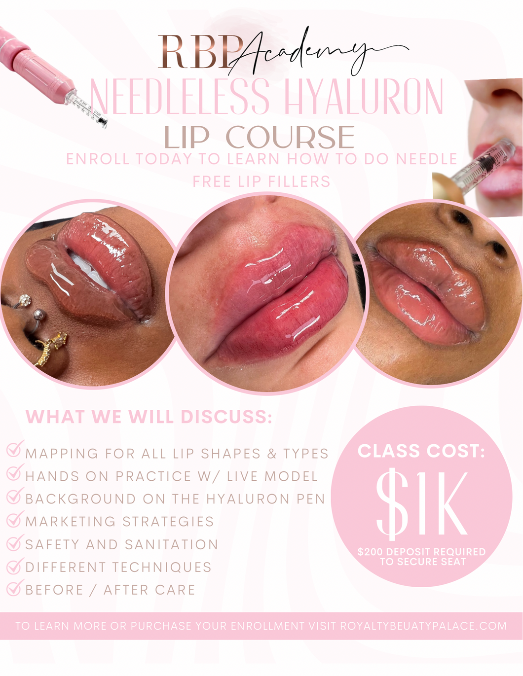 Lips Hyaluron Pen Course